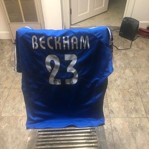 2 David Beckham vintage jerseys